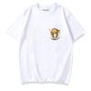 Healing Cute Pocket Cat Shiba Inu Pure Cotton Cartoon Printed Tshirt Summer New Unisexs and Unisexs Casual Loose Short Sleeve