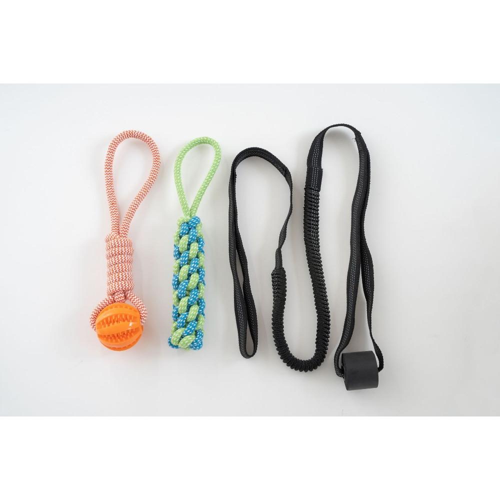 1PC Outdoor Elastic Rope Pull Dog Toy, Tree Stump Pull Toy, Interactive Exercise Game Rope and Chew Rope Toy