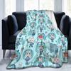 Hatsunes Mikus Special 6 Blankets Velvet Printed Multi-function Warm Throw Blanket for Bed Travel Bedspreads