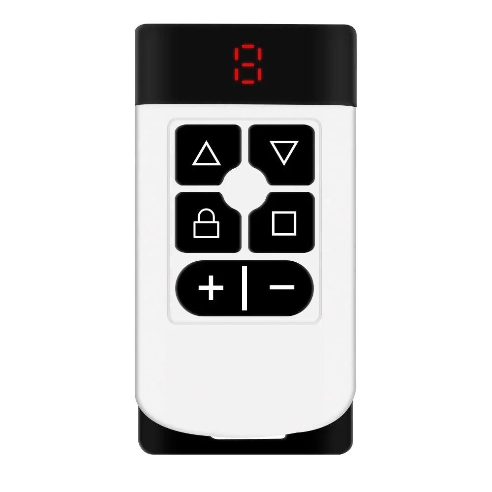 

Пульт дистанционного управления для гаражных ворот с несколькими частотами 8 в 1, плавающий код, 300 МГц-915 МГц, дубликатор ключей для ворот, универсальный контроллер-клон белый