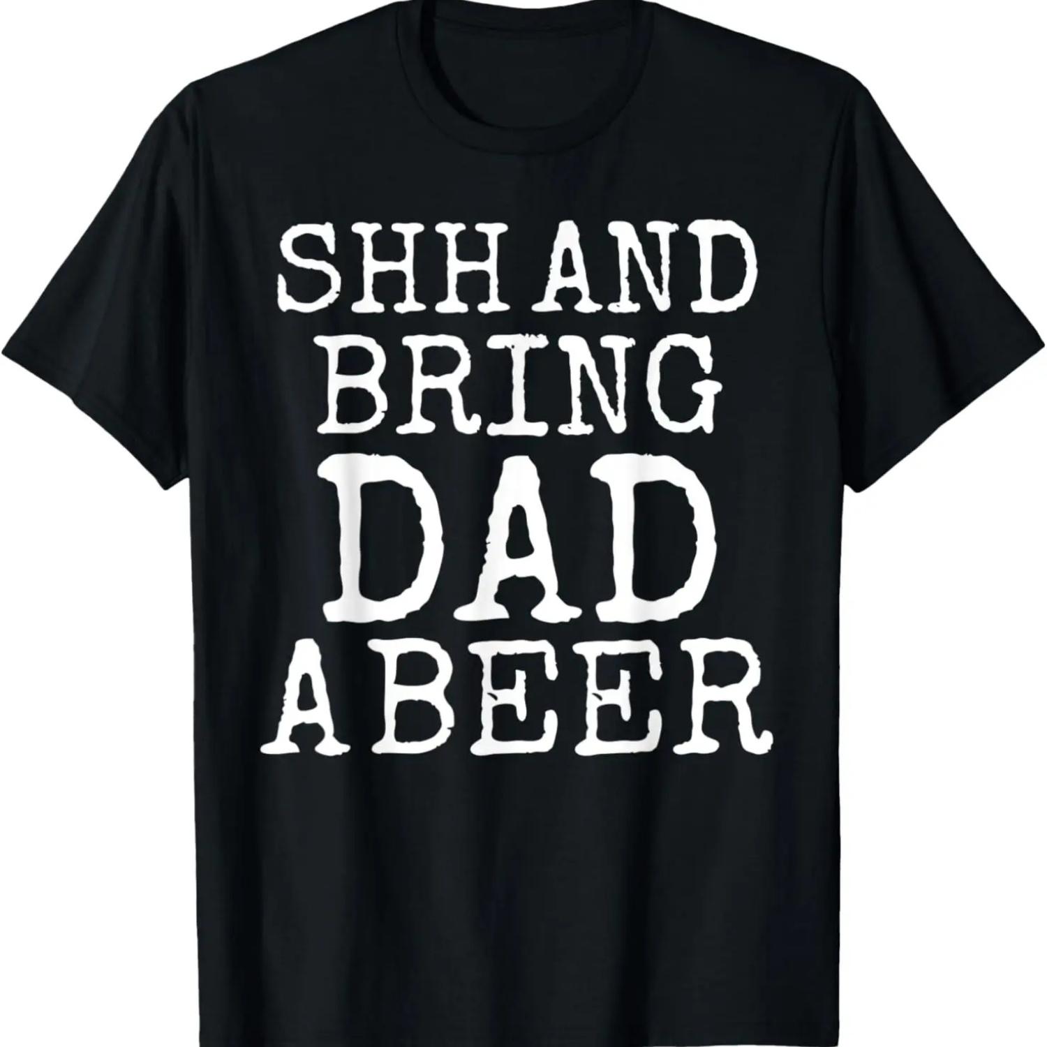 

Смешная цитата про пьющего папу Говорящая Тсс и принесите папе пиво Футболка XXXXXL чёрный