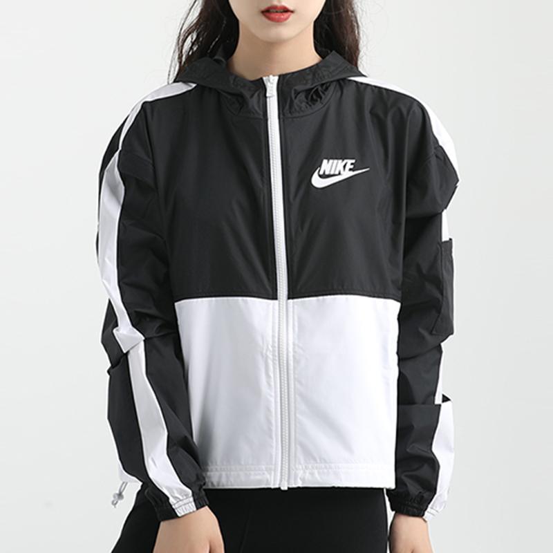 Nike Sportswear Woven Hooded Jacket Women Jackets Black CJ7345-010