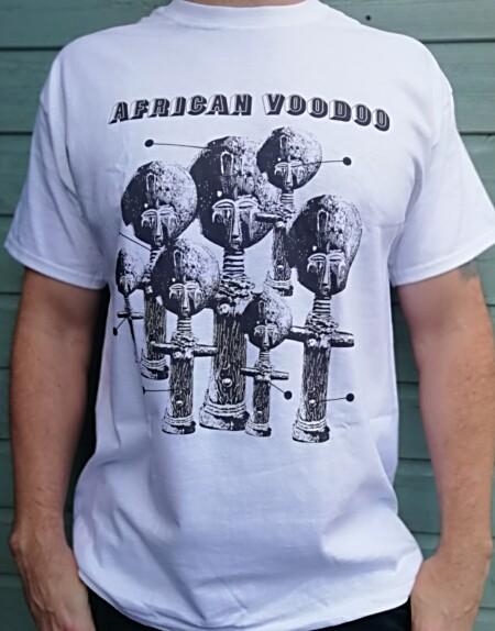 African Voodoo T-shirt Manu Dibango Music Afrobeat Jazz Funk Francis Bebey W054 XL