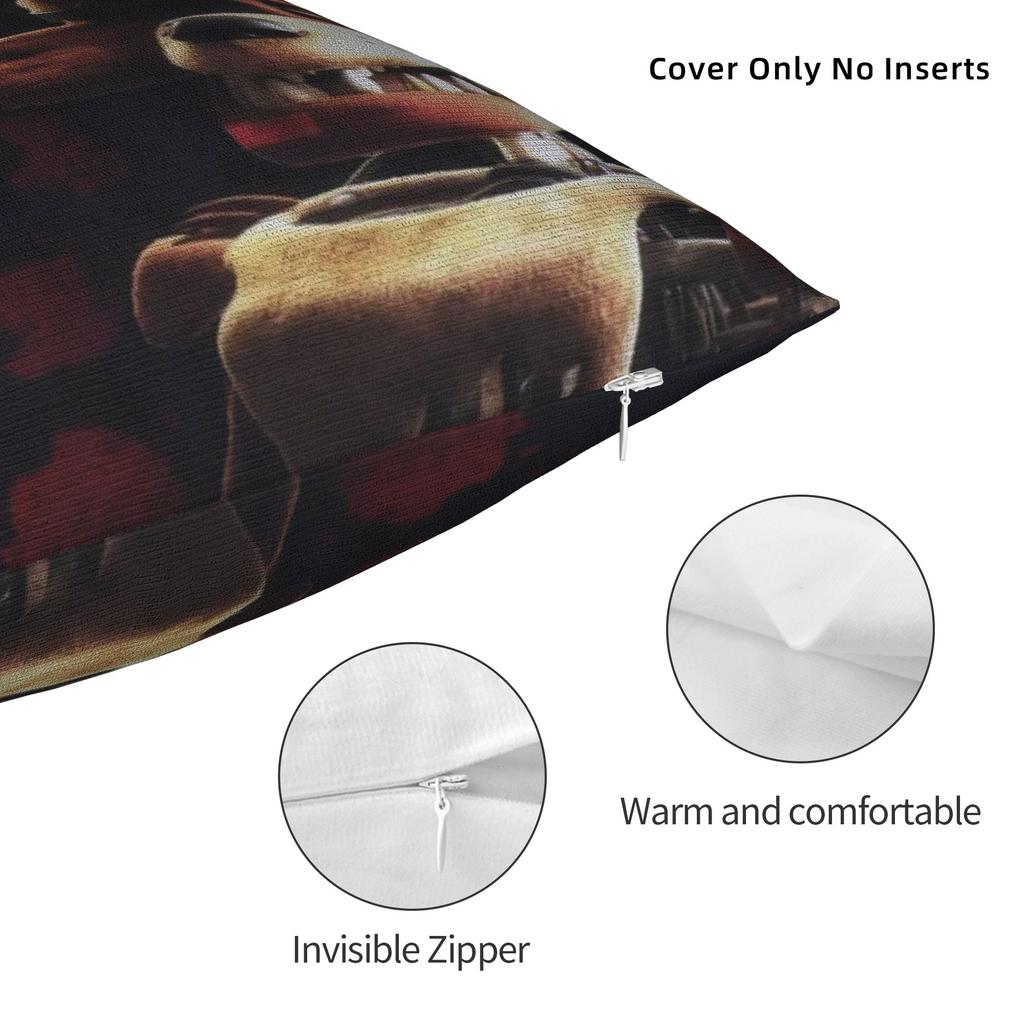 Decorative Pillow Cover FNAF At Freddys Merch Home  Throw Pillow Case Cover Zipper Multi Size