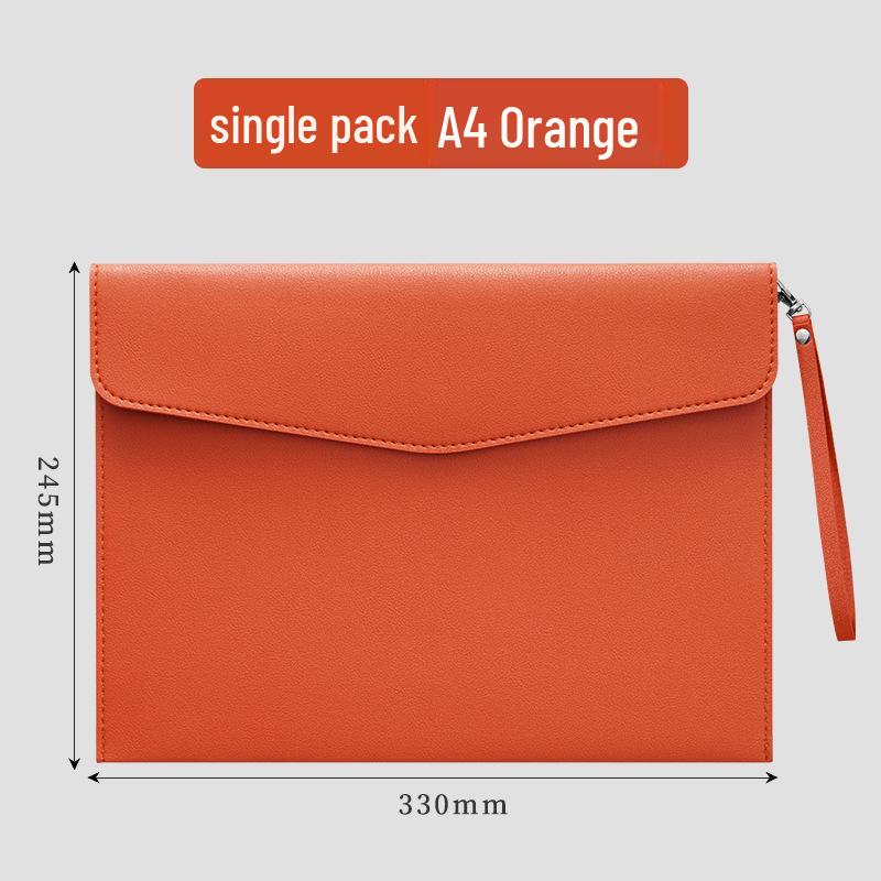 A4 Leather Business Conference Folder with Custom Logo