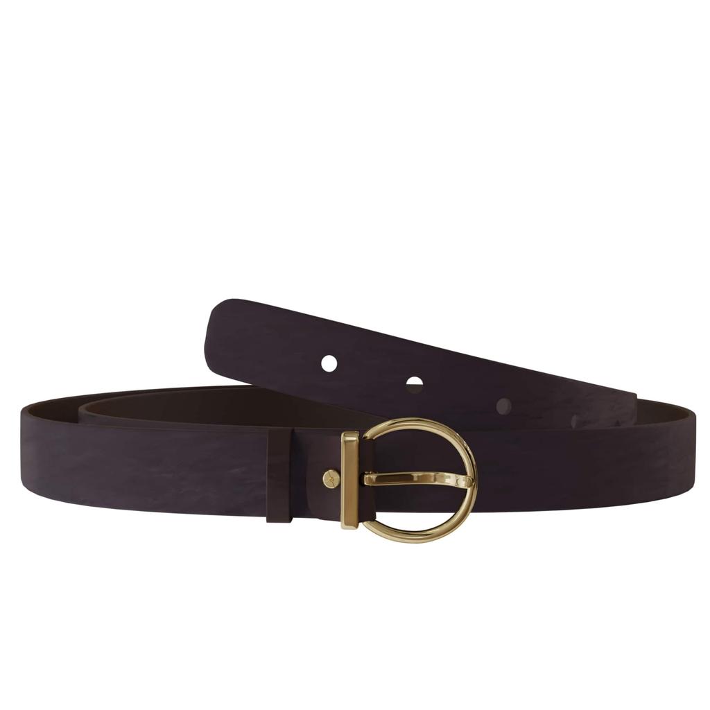 Dámský velurový pásek kůže Maden Polsko 30643