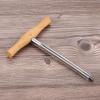Violin Peg Hole Reamer with Wood Handle 1:30 Taper 3/4 4/4 Viola Peg Reamer T Handle Bridge Pin Reamer Easy To Use