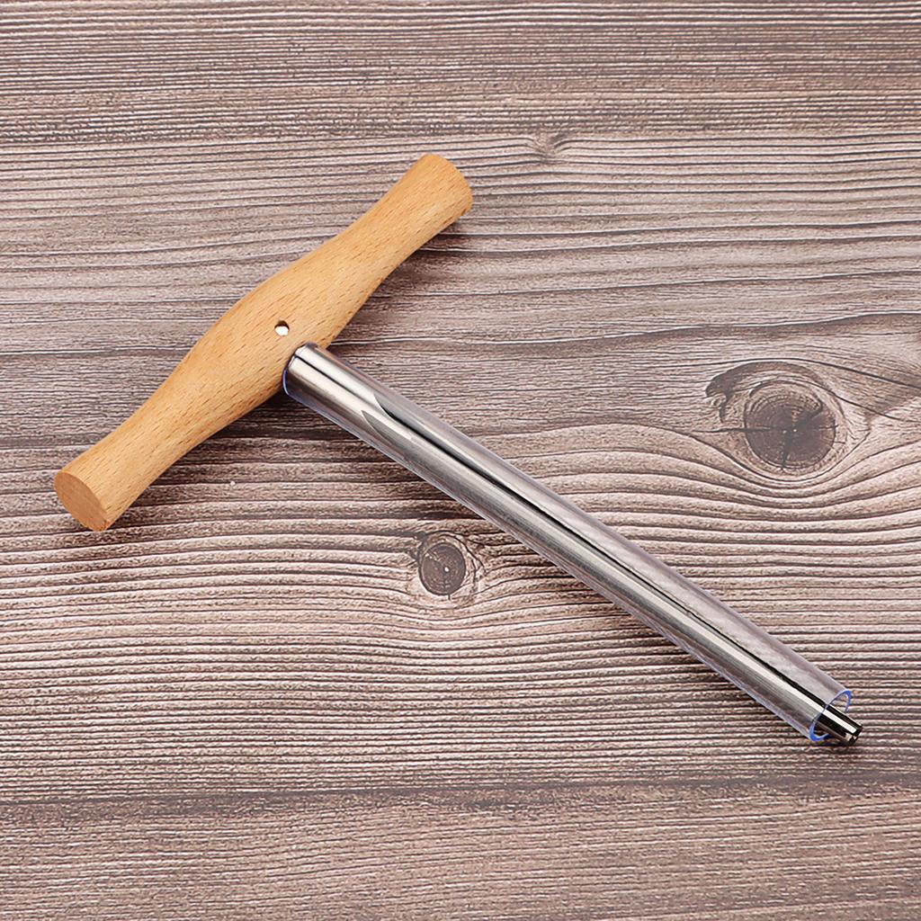 Violin Peg Hole Reamer with Wood Handle 1:30 Taper 3/4 4/4 Viola Peg Reamer T Handle Bridge Pin Reamer Easy To Use