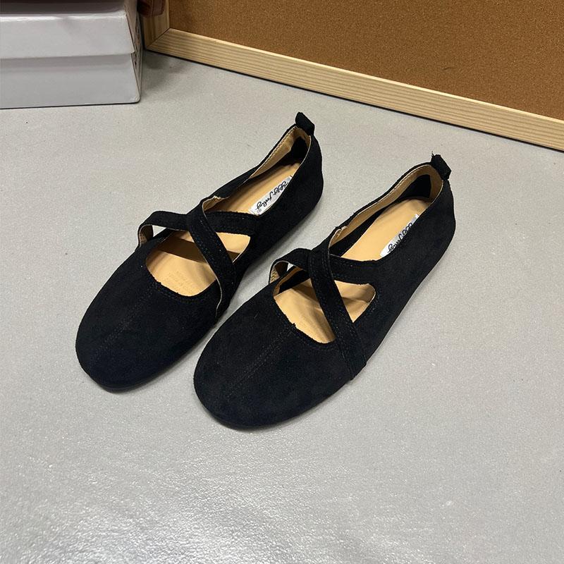 

Модная флоковая обувь женские туфли Мэри Джейн балетки слипоны повседневные женские неглубокие модные с круглым носком женские балетки с обувью 35 чёрный