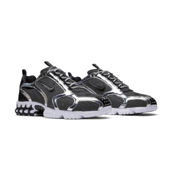Nike Stussy X Air Zoom Spiridon Caged 2 'Pure Platinum' CU1854-001