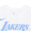Nike NBA Basketball Sports Print Short Sleeve T-Shirt Featuring LeBron James No. 23 Men Tops White CT9428-103