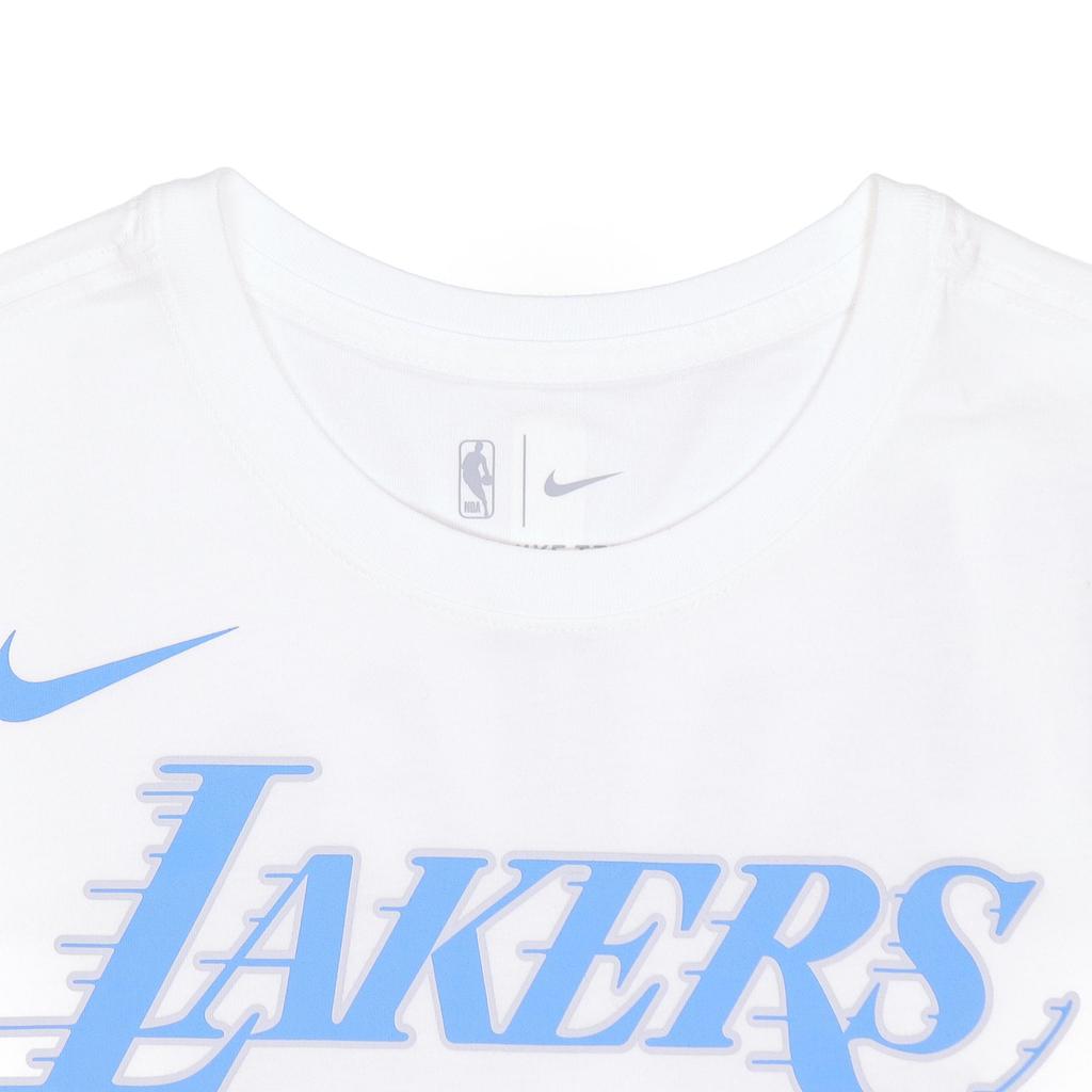 Nike NBA Basketball Sports Print Short Sleeve T-Shirt Featuring LeBron James No. 23 Men Tops White CT9428-103