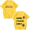 Tate McRae It's Ok I'm Ok Print T-Shirt Herren Damen Oversized 100% Baumwolle Kurzarm Sommerdruck Unisex Übergröße Tops