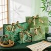 Traditional Dragon Boat Festival Zongzi Gift Bag With Eco Friendly White Card Paper For Celebrations