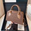 Autumn and Winter Bags Women's New High-end Matte Retro Shoulder Bag To Work Small Bag Large Capacity Tote Bag