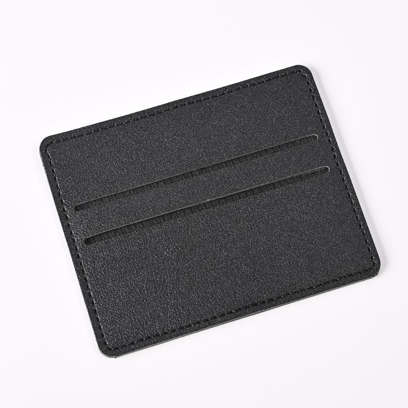 Porta-Cartões de Crédito de Couro Carteira Fina com Múltiplos Compartimentos Carteira de Cartões Portátil para Homens Presente de Natal