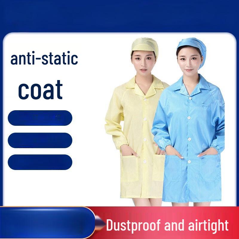 Lilang Anti-static Cleanroom Lab Coat