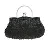 Beads Embroidered Sequins Evening Bags Wedding Party Bridal Handbag Elegant Women Purse Totes 2025 Luxury Shoulder Bags Silver