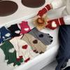 Touchscreen Women Knitted Gloves Warm Cycling Gloves Cute Love Heart Gloves  Autumn/Winter