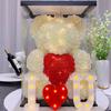 Goddess Day 70cm Preserved Rose Bear - Perfect for Girlfriend, Wife, Qixi Festival, or Valentine's Day