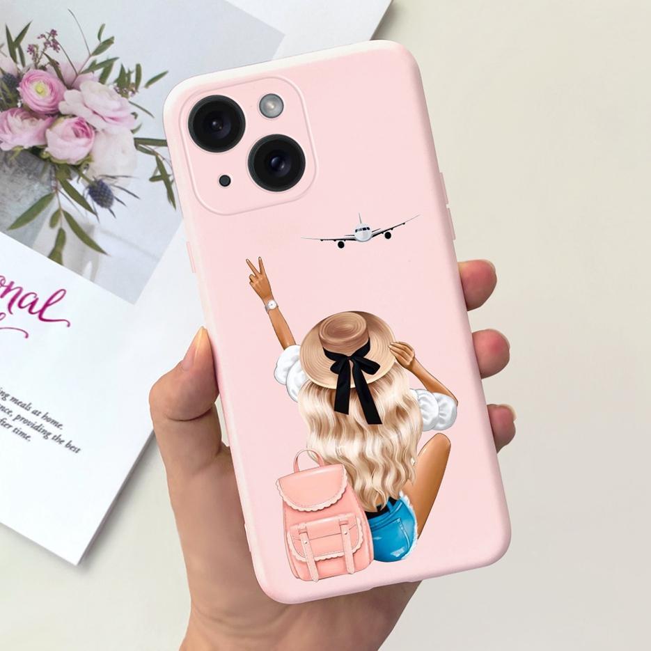 For Apple iPhone 15 Case Stylish Moon Spaceman Cartoon Cover Soft Silicone Phone Case For iPhone 15 Pro Max iPhone15 Plus Bumper