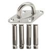 Stainless Steel Ceiling Wall Mount Hook Heavy Duty Anchor Eye Plate for Boat Yoga Swings