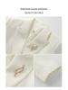 Women's Chic Professional Suit - Elegant White Ensemble, Ideal for Artists, Hosts, and Professionals.