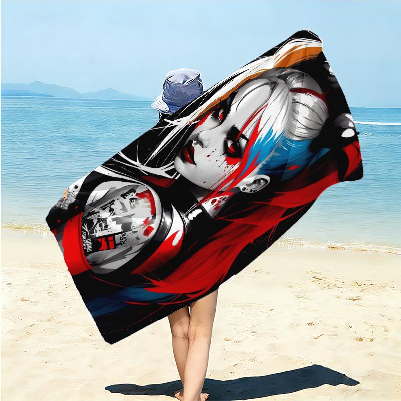 1Pc Summer Pool Party Beach Towel Microfiber Beach Towel Thin Absorbent For Beach Swimming Yoga Bath Sports 0917105