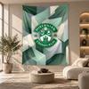Dekorativer Wandteppich, Hibernian FC Aufdruck Wandkunst, Leichte Wanddekoration für Schlafzimmer Hintergrund