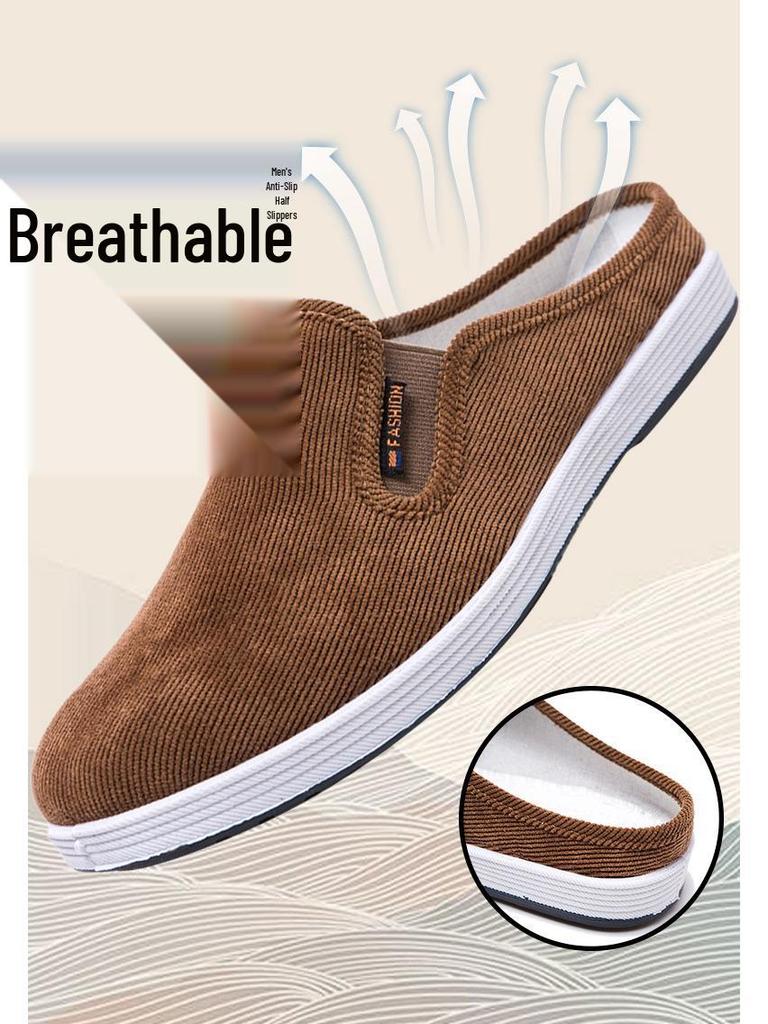 Herren Frühling/Sommer Casual Slipper Backless Loafers - Bequeme, Atmungsaktive Fahrschuhe