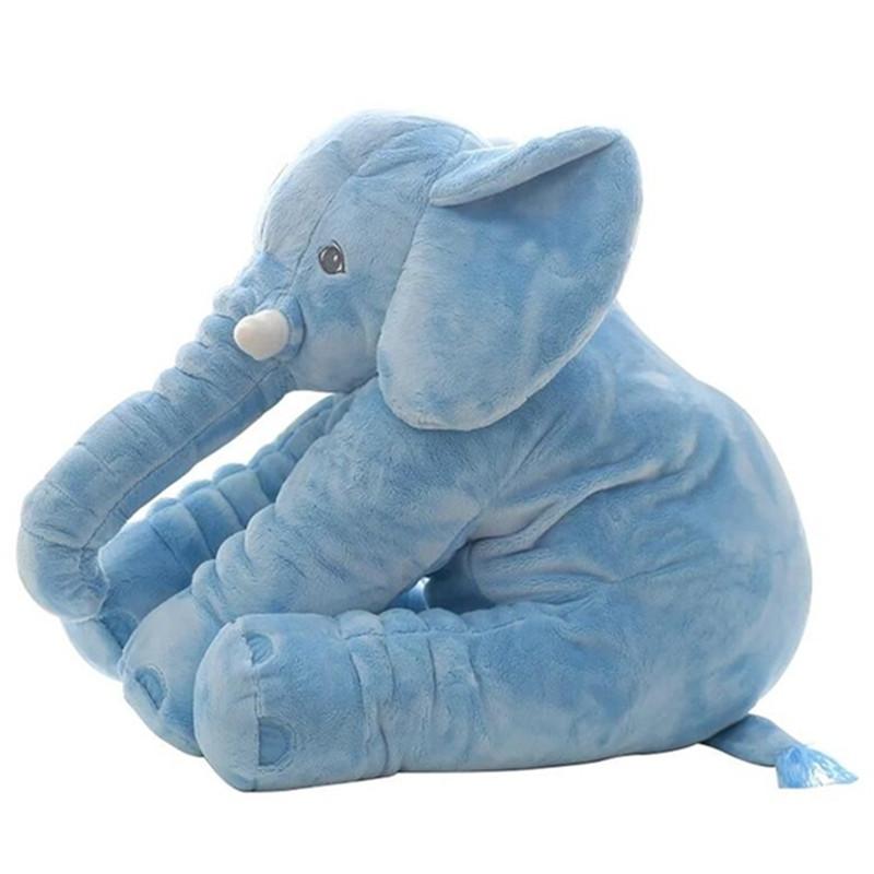 40/60cm Large Plush Elephant Doll Soft Cuddly Stuffed Animal Pillow Cute Toy Gift for Kids
