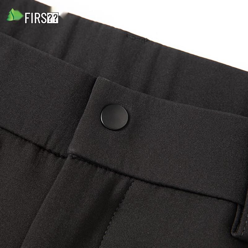 Shanshan Men's Thickened Three-Proof Fleece Straight-Leg Casual Pants