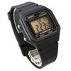 Casio Standard Digital Watch LCD International Model Men's W-217H-9AV Black/Gold Display, [Used]
