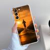 Phone Case For Samsung Galaxy S26 S25 S24 S23 S22 Ultra S20 S21 FE 5G Plus Soft Clear Cover Run marathon Running