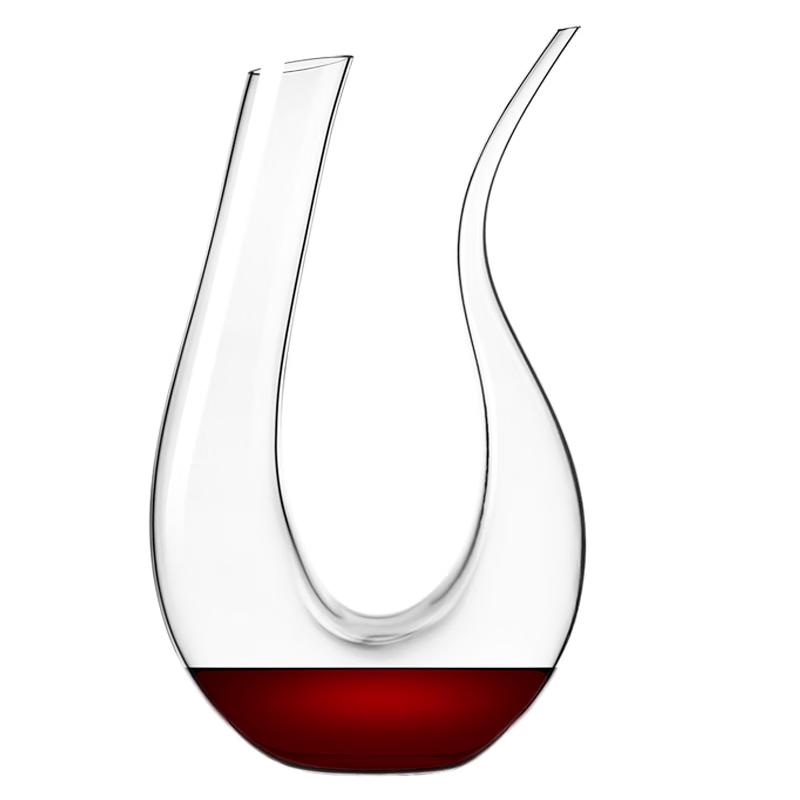 CLITON U-shaped Crystal Glass Red Wine Decanter