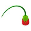 Automatic Silicone Tail Teaser Toy Electronic Interactive Cat Wand Toy Rechargeable Kitten Exercise Toy for Indoor Cats