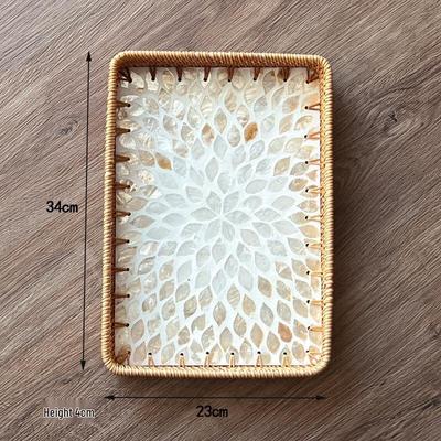 Decorative Living Room Storage Basket Tray