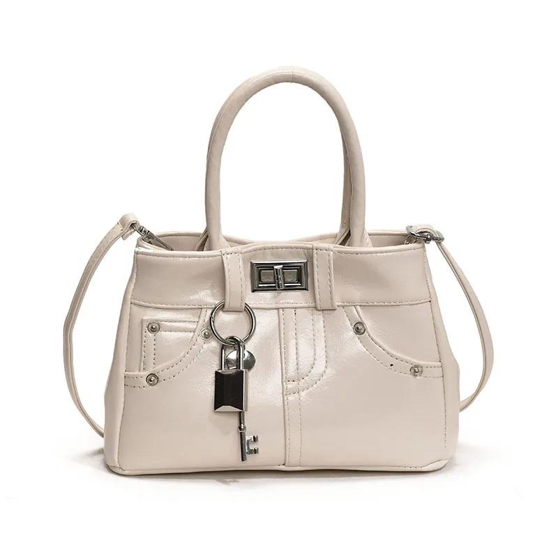 

Модная сумка через плечо, маленькая квадратная сумочка, простая ручная сумка через плечо, весенняя сумка нового дизайна, элегантный женский кошелек