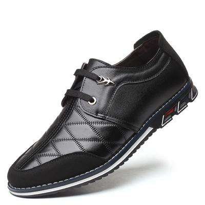 Męskie Skórzane Casualowe Buty Do Jazdy Sznurowane Modne Klasyczne Męskie Oddychające Trampki Zapatos De Hombre H211