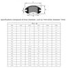 Grommet 3~80mm Black/White PVC Rubber Double Sided Protective Coil Seal Gasket Out Hole Wire O-ring for Protects Wire Cable Hole