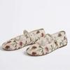 Mesh Embroidered Leisure Ballet Flats Women Breathable  Sandals Female Comfort Fashion Dress Shoes Ladies Mary Jane Shoes