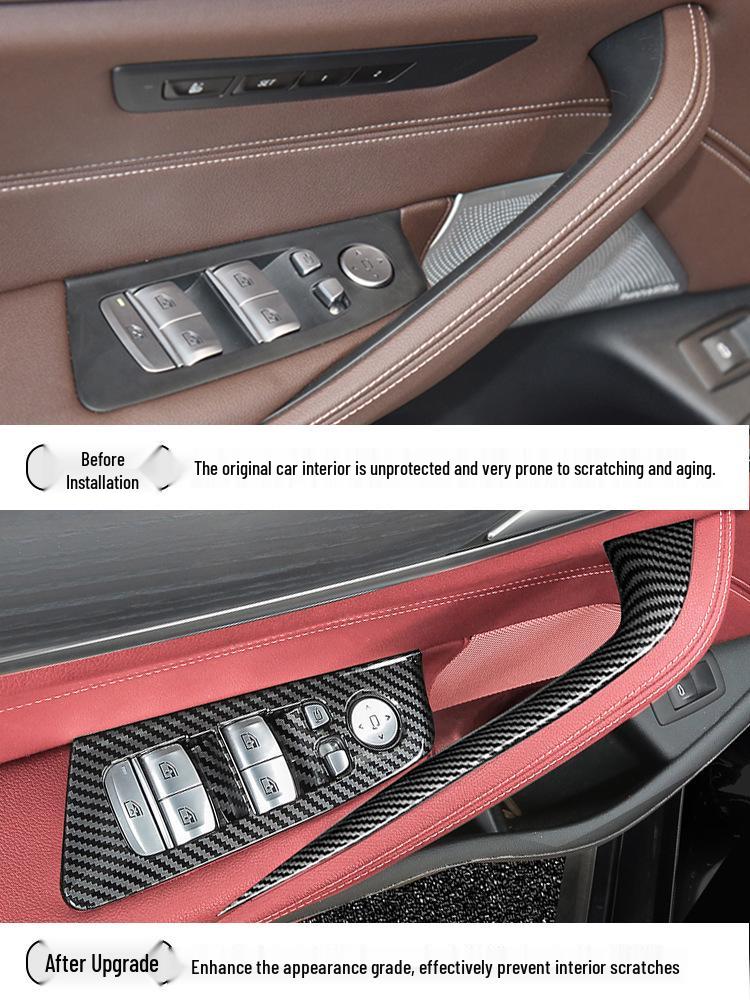 BMW 5 Series Door Inner Handle & Armrest Protective Cover (525li, 530)