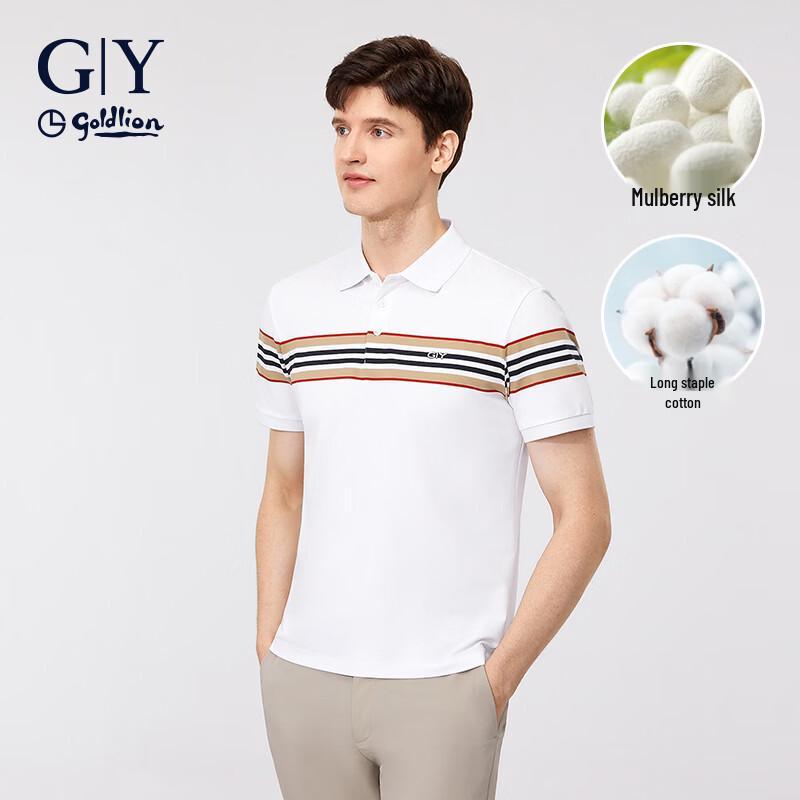 

Goldlion Men s Silk Blend Casual Polo Shirt 3XL