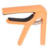 Guitar Capo Portable Clipon Spring Capo Stringed Instrument Playing Tuning Accessories(Orange )