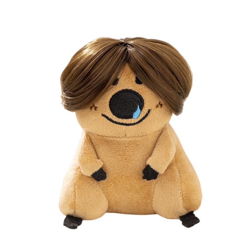 

Toy Dinotaeng Plush Stuffed Funny Wig Throw Pillow Doll Home Decoration Gift Kid Lentigo