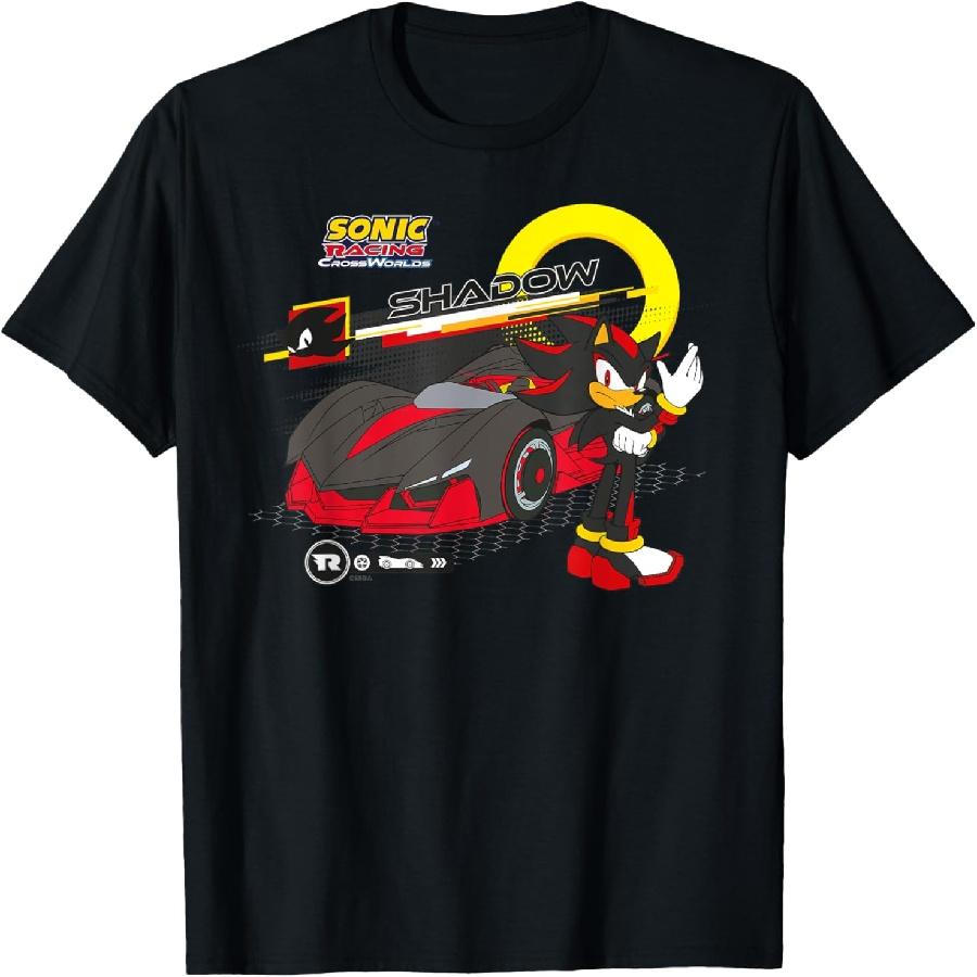 Sonic Racing CrossWorlds - Футболка Shadow Ready to Roll XXXXXL чёрный