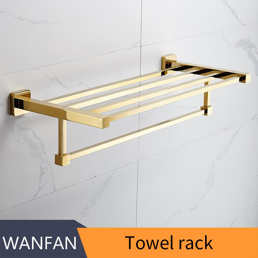 

Держатель для бумаги из цельной латуни, золотой, для ванной комнаты, крючок для халата, держатель для мыла, держатель для полотенец, держатель для полотенец, подстаканник, аксессуары для ванной комнаты