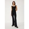 Holder Waist Detail Cotton Flare Pants