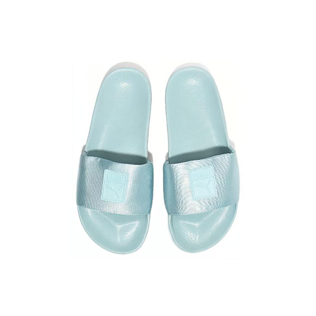 PUMA Leadcat Satin Green Slippers Womens 365338-03