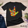 ASL Love Sign Language Autism Awareness Support T Shirt